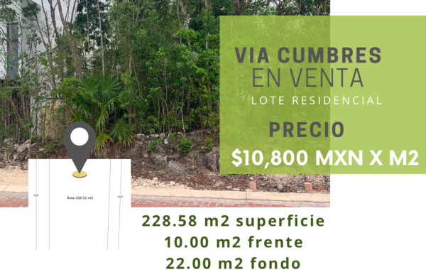 LOTE RESIDENCIAL VÍA CUMBRES