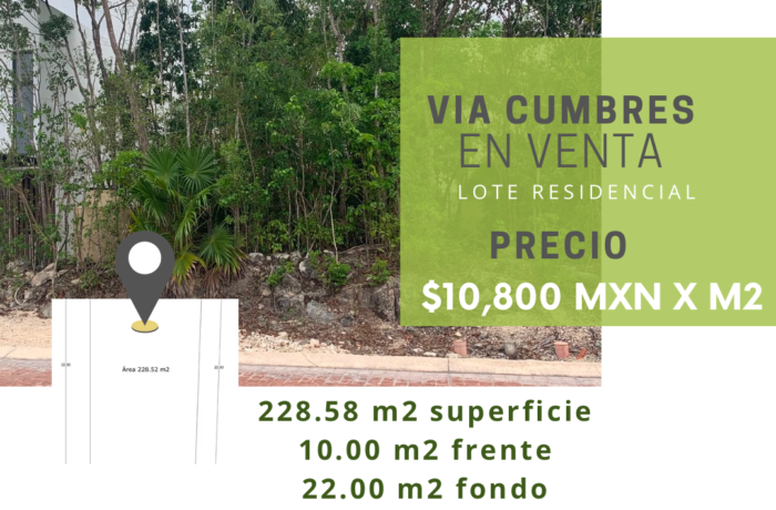 LOTE RESIDENCIAL VÍA CUMBRES